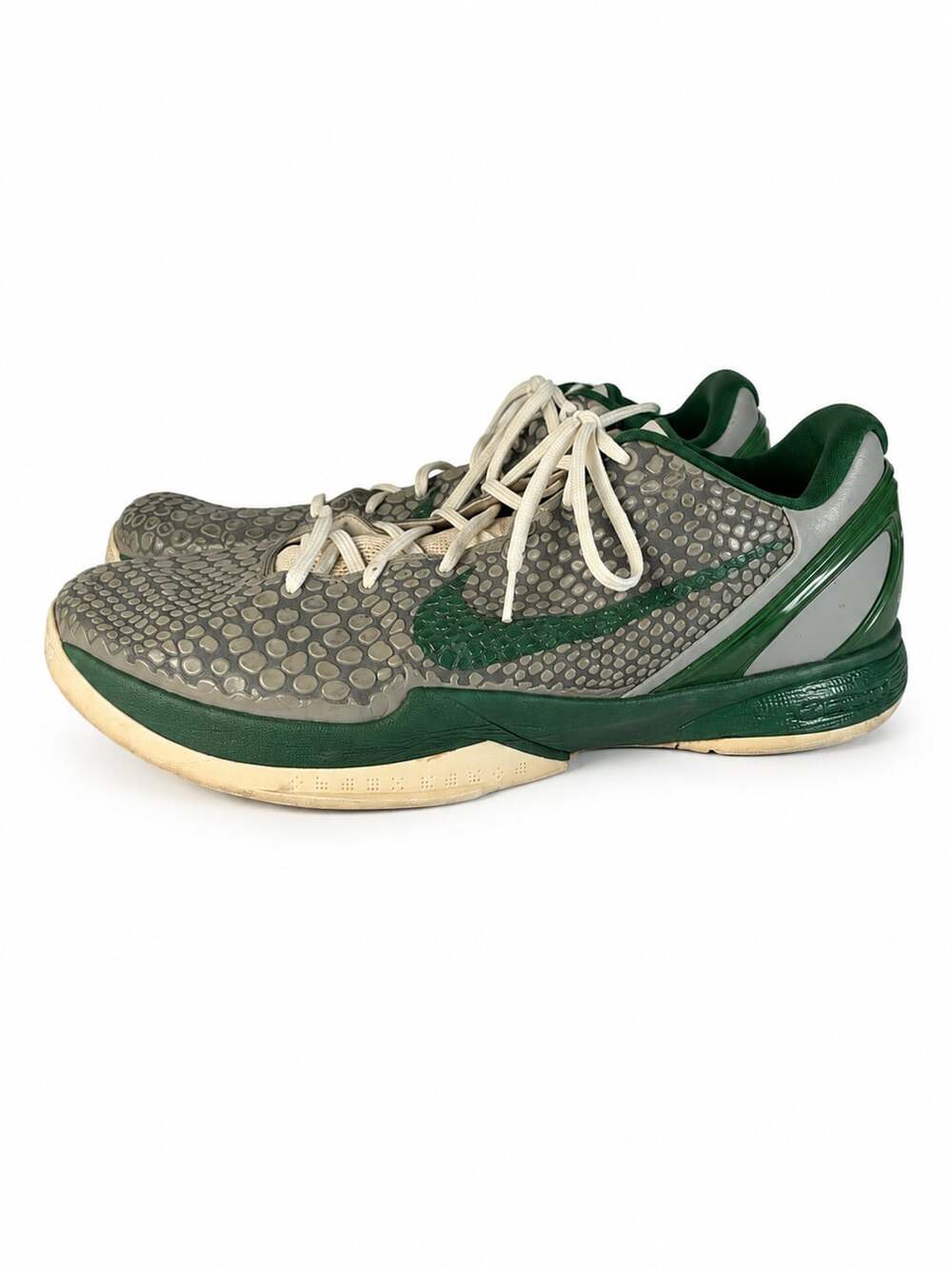 Nike Zoom Kobe 6 'Medium Grey/Gorge Green' Basketball Shoes (Style Code 429659-0